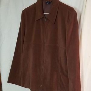 BROWN LIGHT WEIGHT  JACKET